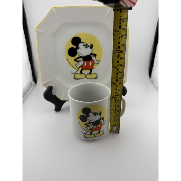 Walt Disney 1970´s Japan Made Mickey Mouse Plate and...